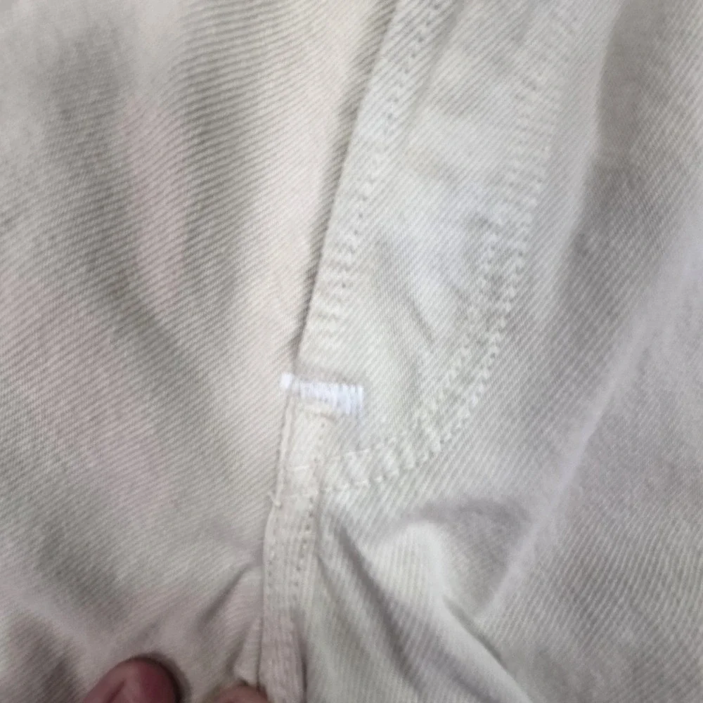 Vintage Levis 501 Jeans Mens Beige‎ Button Fly USA 90s Repaired Fits 28x31